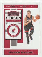 Goran Dragic - Miami Heat (NBA Basketball Card) 2019-20 Panini Contenders # 34 Mint