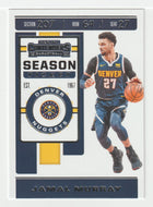 Jamal Murray - Denver Nuggets (NBA Basketball Card) 2019-20 Panini Contenders # 39 Mint