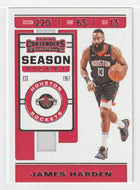 James Harden - Houston Rockets (NBA Basketball Card) 2019-20 Panini Contenders # 40 Mint