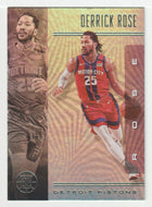Derrick Rose - Detroit Pistons (NBA Basketball Card) 2019-20 Panini Illusions # 9 Mint