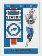 John Brown - Buffalo Bills (NFL Football Card) 2019 Panini Contenders # 4 Mint