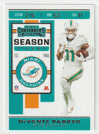DeVante Parker - Miami Dolphins (NFL Football Card) 2019 Panini Contenders # 8 Mint
