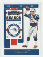 Tom Brady - New England Patriots (NFL Football Card) 2019 Panini Contenders # 9 Mint