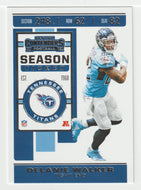 Delanie Walker - Tennessee Titans (NFL Football Card) 2019 Panini Contenders # 29 Mint