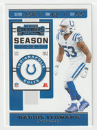 Darius Leonard - Indianapolis Colts (NFL Football Card) 2019 Panini Contenders # 32 Mint