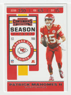 Patrick Mahomes II - Kansas City Chiefs (NFL Football Card) 2019 Panini Contenders # 39 Mint
