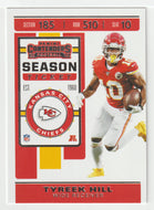 Tyreek Hill - Kansas City Chiefs (NFL Football Card) 2019 Panini Contenders # 40 Mint