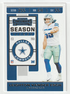 Leighton Vander Esch - Dallas Cowboys (NFL Football Card) 2019 Panini Contenders # 56 Mint