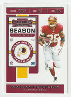 Adrian Peterson - Washington Redskins (NFL Football Card) 2019 Panini Contenders # 60 Mint
