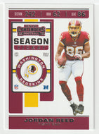 Jordan Reed - Washington Redskins (NFL Football Card) 2019 Panini Contenders # 62 Mint
