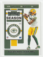 Davante Adams - Green Bay Packers (NFL Football Card) 2019 Panini Contenders # 68 Mint