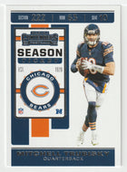 Mitchell Trubisky - Chicago Bears (NFL Football Card) 2019 Panini Contenders # 69 Mint