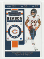 Tarik Cohen - Chicago Bears (NFL Football Card) 2019 Panini Contenders # 70 Mint