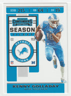 Kenny Golladay - Detroit Lions (NFL Football Card) 2019 Panini Contenders # 74 Mint