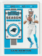 Cam Newton - Carolina Panthers (NFL Football Card) 2019 Panini Contenders # 75 Mint