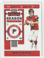 Matt Ryan - Atlanta Falcons (NFL Football Card) 2019 Panini Contenders # 84 Mint