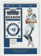 Jared Goff - Los Angeles Rams (NFL Football Card) 2019 Panini Contenders # 96 Mint