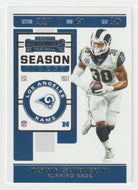 Todd Gurley II - Los Angeles Rams (NFL Football Card) 2019 Panini Contenders # 97 Mint
