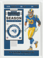 Aaron Donald - Los Angeles Rams (NFL Football Card) 2019 Panini Contenders # 98 Mint