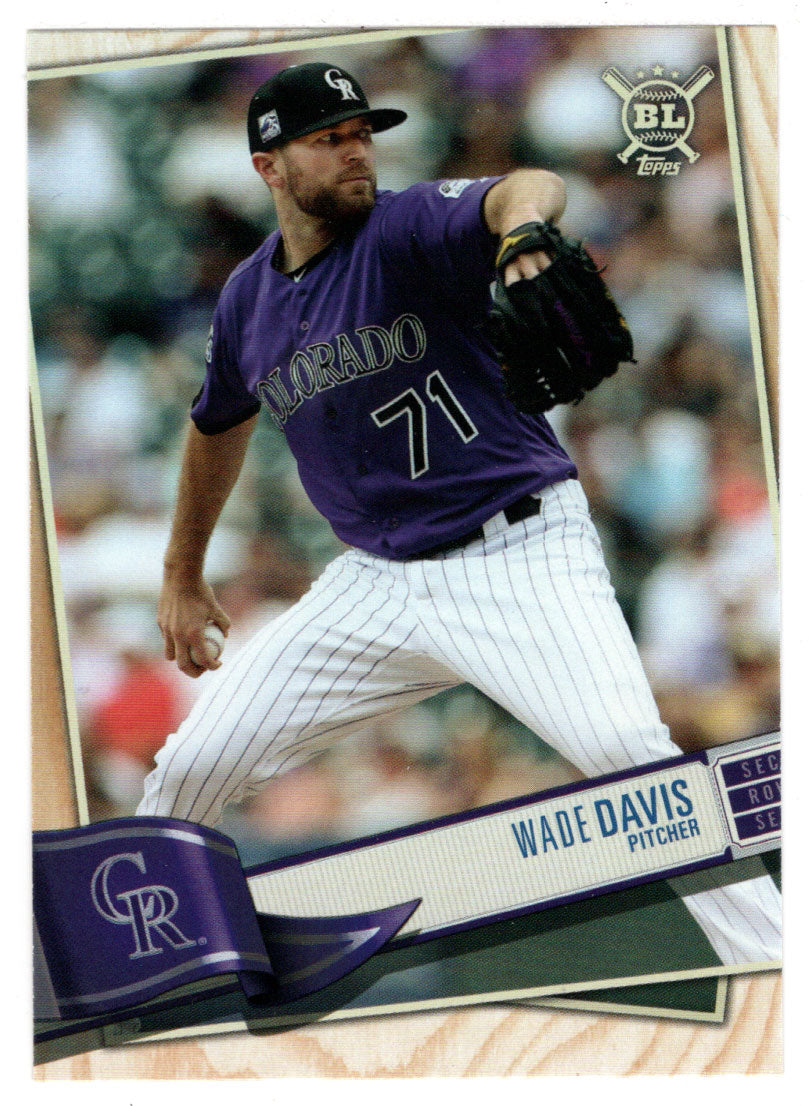 Wade Davis - Colorado Rockies (MLB Baseball Card) 2019 Topps Big League # 62 Mint