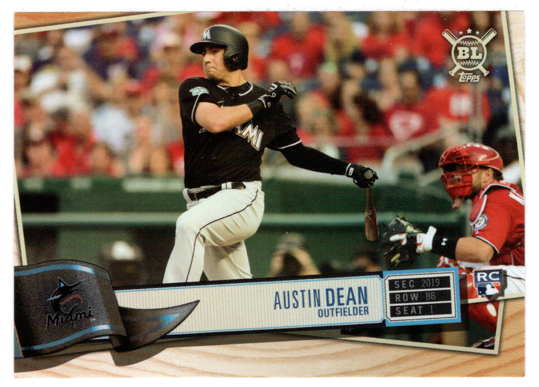 Austin Dean RC - Miami Marlins (MLB Baseball Card) 2019 Topps Big League # 289 Mint