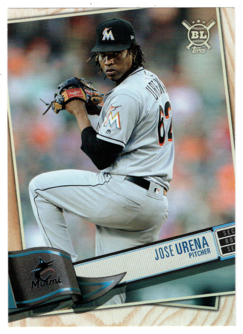 Jose Urena - Miami Marlins (MLB Baseball Card) 2019 Topps Big League # 341 Mint