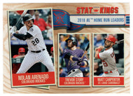 Nolan Arenado - Matt Carpenter - Trevor Story - Stat-Kings (MLB Baseball Card) 2019 Topps Big League # 344 Mint