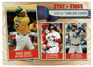 Joey Gallo - J.D. Martinez - Khris Davis - Stat-Kings (MLB Baseball Card) 2019 Topps Big League # 345 Mint