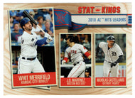 Nick Markakis - Anthony Rendon - Freddie Freeman - Stat-Kings (MLB Baseball Card) 2019 Topps Big League # 350 Mint