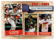 Edwin Encarnacion - Khris Davis - J.D. Martinez - Stat-Kings (MLB Baseball Card) 2019 Topps Big League # 353 Mint