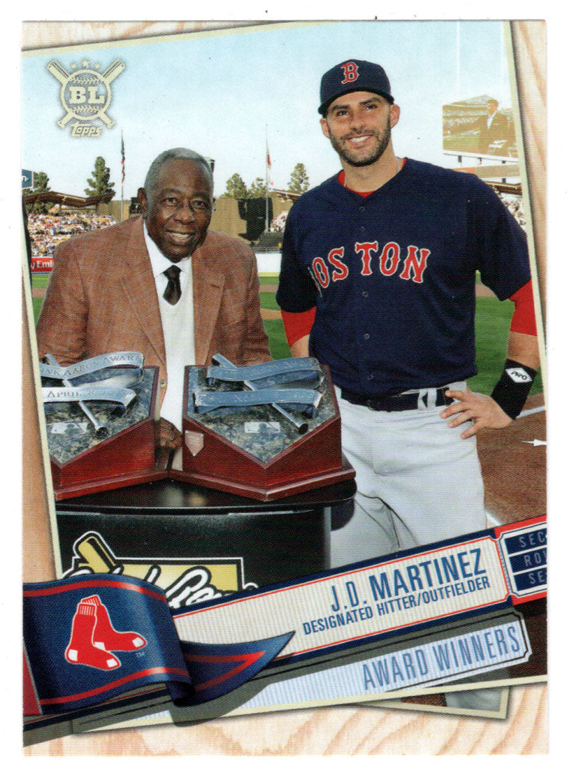 J.D. Martinez - Boston Red Sox - Award Winner (MLB Baseball Card) 2019 Topps Big League # 374 Mint