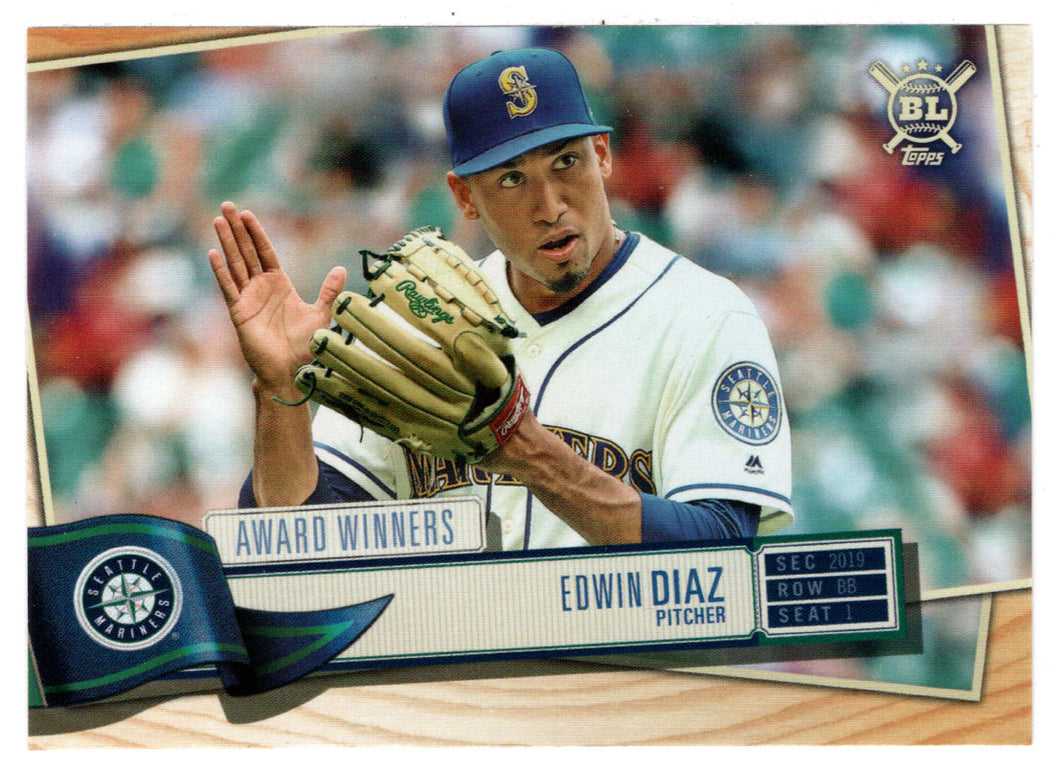 Edwin Diaz - Seattle Mariners - Award Winner (MLB Baseball Card) 2019 Topps Big League # 377 Mint