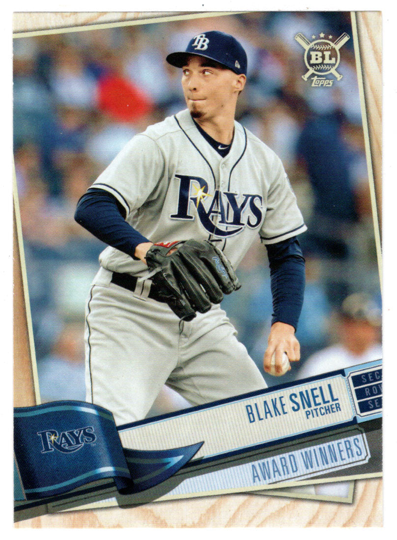 Blake Snell - Tampa Bay Rays - Award Winner (MLB Baseball Card) 2019 Topps Big League # 379 Mint
