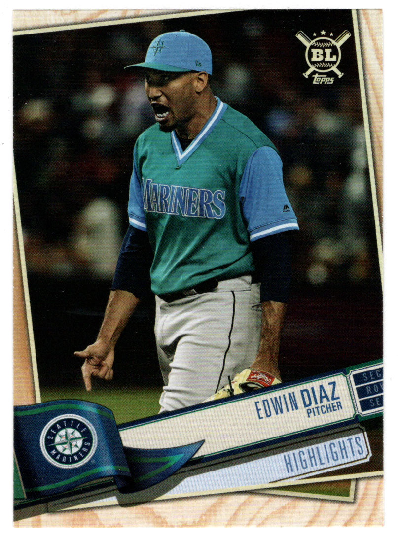 Edwin Diaz - Seattle Mariners - Highlights (MLB Baseball Card) 2019 Topps Big League # 394 Mint