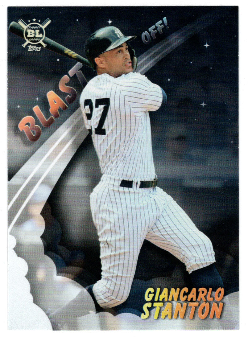 Giancarlo Stanton - New York Yankees - Blast Off (MLB Baseball Card) 2019 Topps Big League # BO-10 Mint