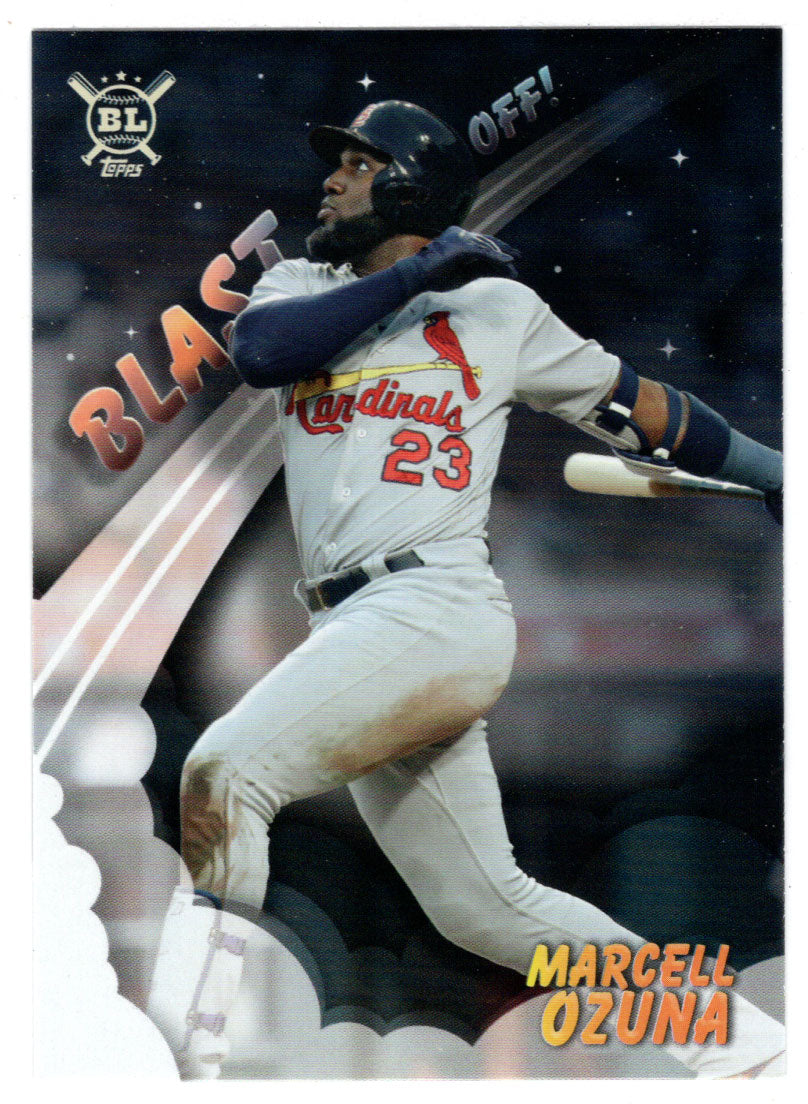 Marcell Ozuna - St. Louis Cardinals - Blast Off (MLB Baseball Card) 2019 Topps Big League # BO-12 Mint