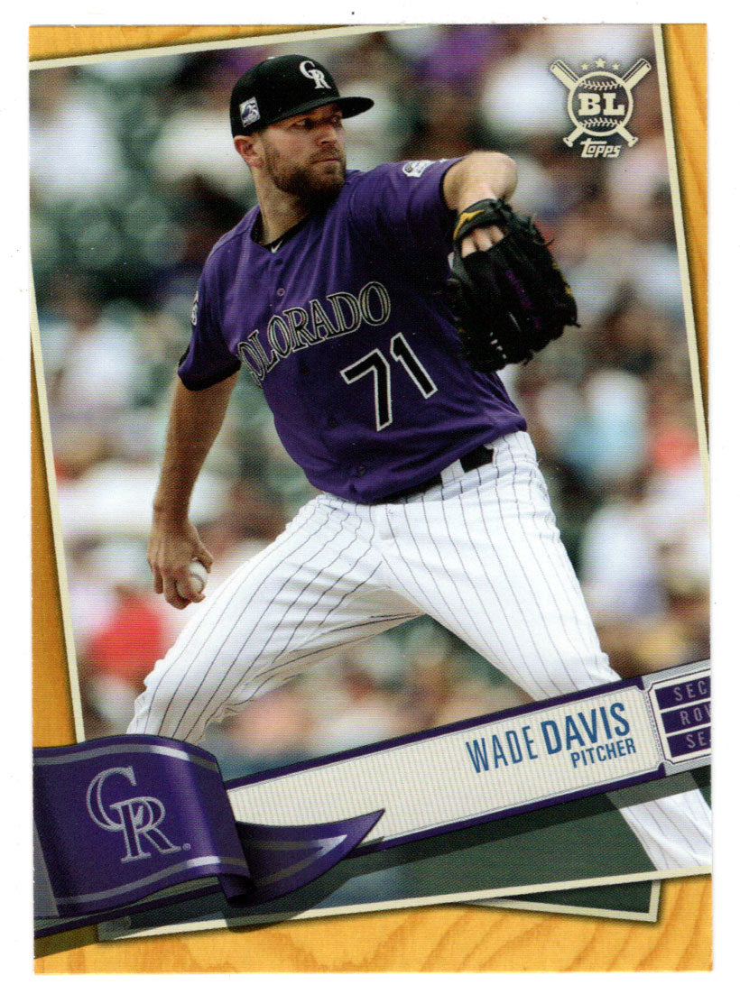 Wade Davis - Colorado Rockies - Gold Edition (MLB Baseball Card) 2019 Topps Big League # 62 Mint