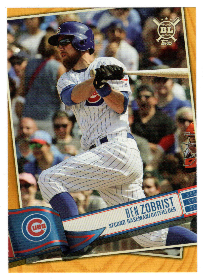 Ben Zobrist - Chicago Cubs - Gold Edition (MLB Baseball Card) 2019 Topps Big League # 63 Mint