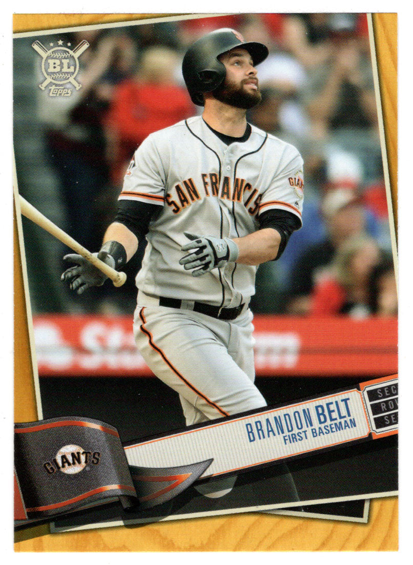 Brandon Belt - San Francisco Giants - Gold Edition (MLB Baseball Card) 2019 Topps Big League # 90 Mint