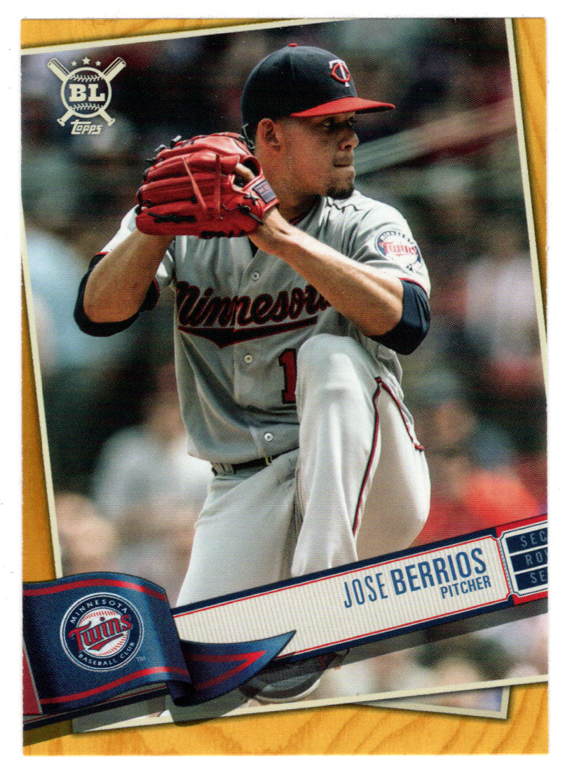 Jose Berrios - Minnesota Twins - Gold Edition (MLB Baseball Card) 2019 Topps Big League # 154 Mint