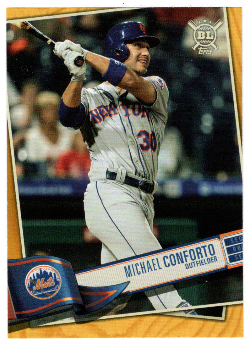 Michael Conforto - New York Mets - Gold Edition (MLB Baseball Card) 2019 Topps Big League # 181 Mint