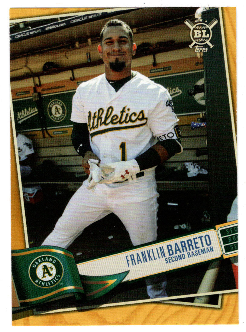 Franklin Barreto - Oakland Athletics - Gold Edition (MLB Baseball Card) 2019 Topps Big League # 249 Mint