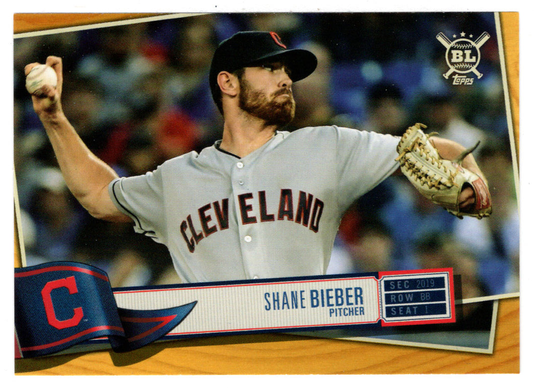 Shane Bieber - Cleveland Indians - Gold Edition (MLB Baseball Card) 2019 Topps Big League # 283 Mint