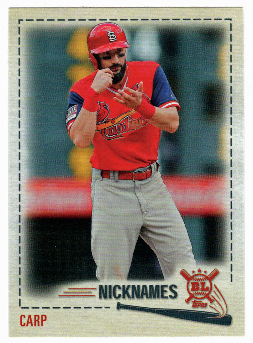 Matt Carpenter - St. Louis Cardinals - Players Weekend Nicknames (MLB Baseball Card) 2019 Topps Big League # PW-6 Mint
