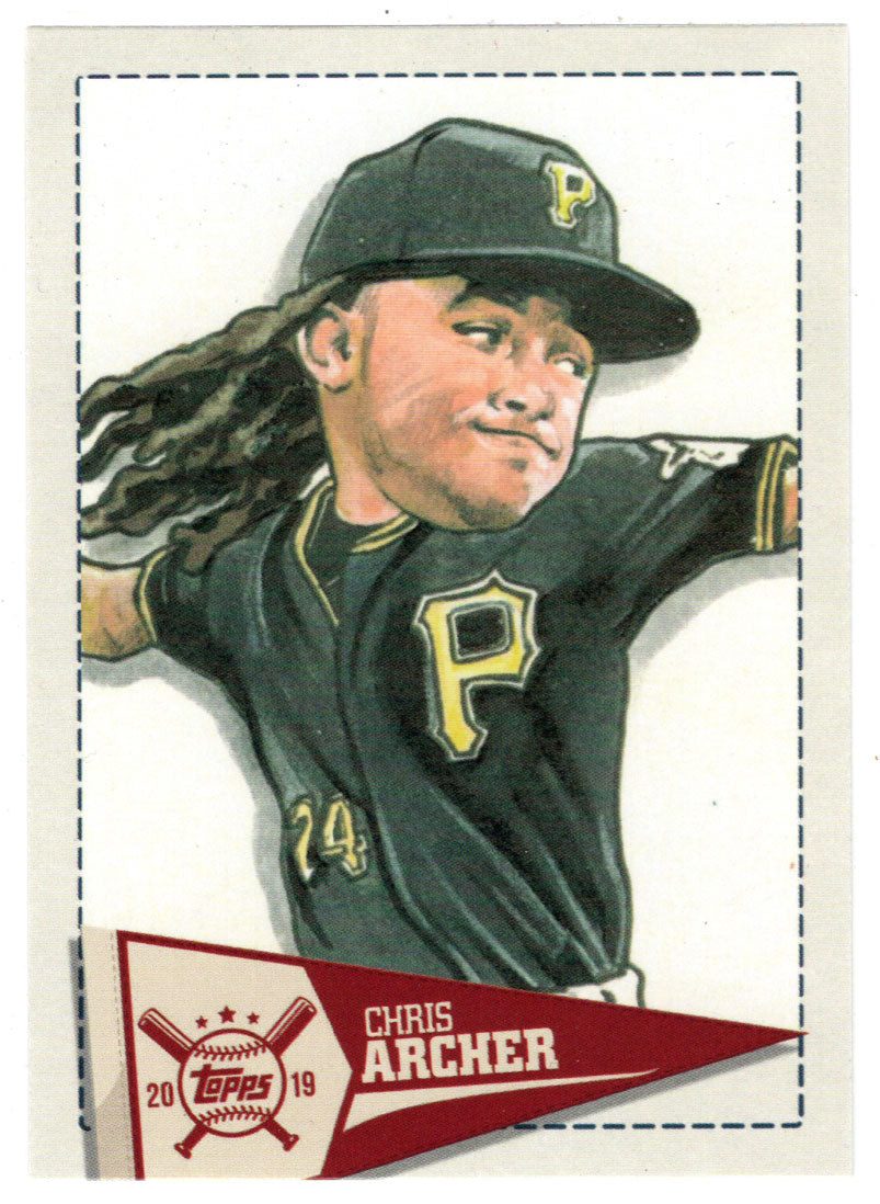 Chris Archer - Pittsburgh Pirates - Star Caricature Reproductions (MLB Baseball Card) 2019 Topps Big League # SCR-CA Mint