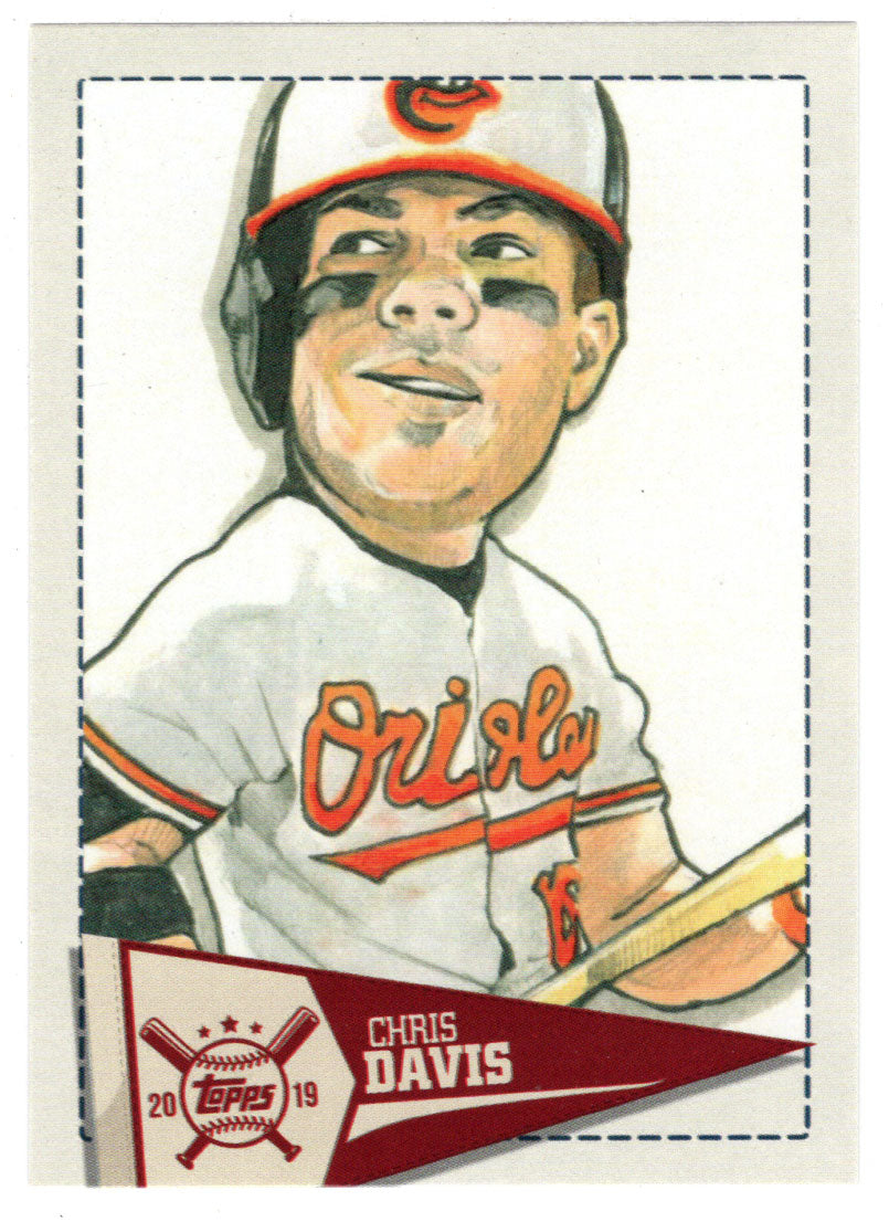 Chris Davis - Baltimore Orioles - Star Caricature Reproductions (MLB Baseball Card) 2019 Topps Big League # SCR-CD Mint