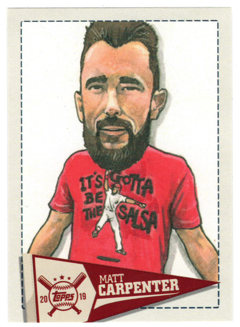 Matt Carpenter - St. Louis Cardinals - Star Caricature Reproductions (MLB Baseball Card) 2019 Topps Big League # SCR-MC Mint