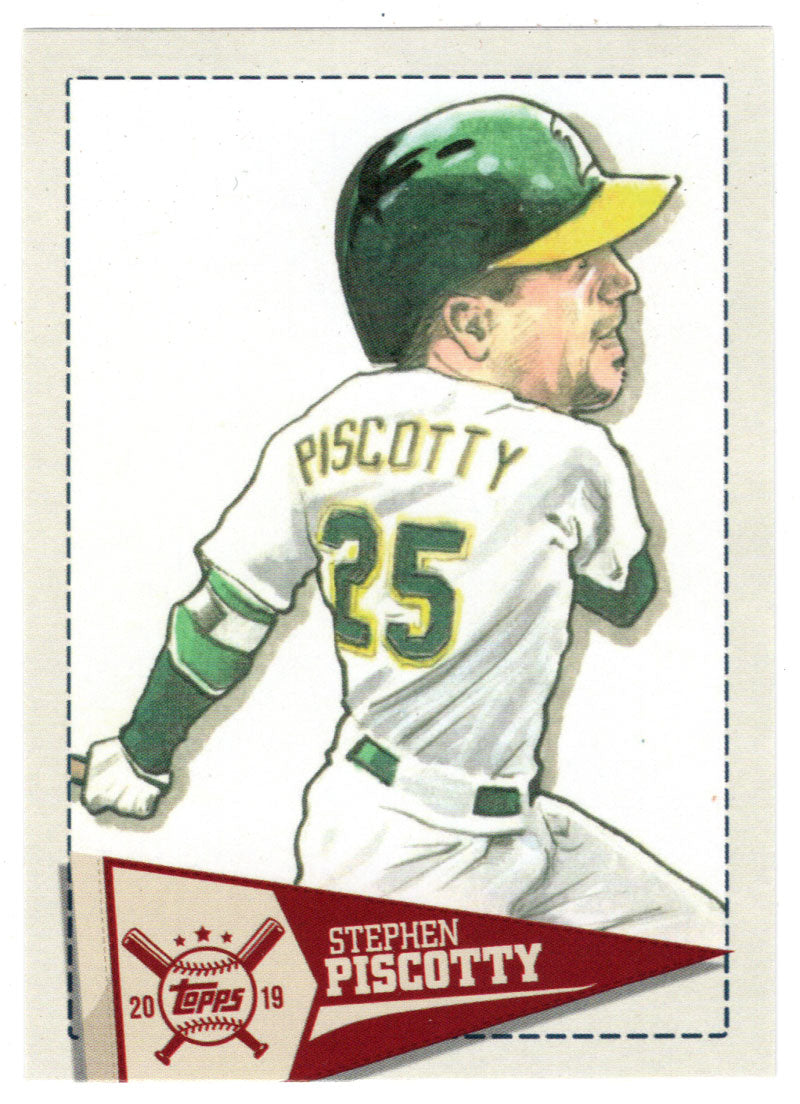 Stephen Piscotty - Oakland Athletics - Star Caricature Reproductions (MLB Baseball Card) 2019 Topps Big League # SCR-SP Mint