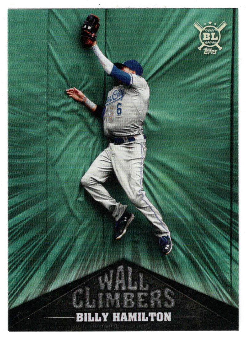 Billy Hamilton - Kansas City Royals - Wall Climbers (MLB Baseball Card) 2019 Topps Big League # WC6 Mint