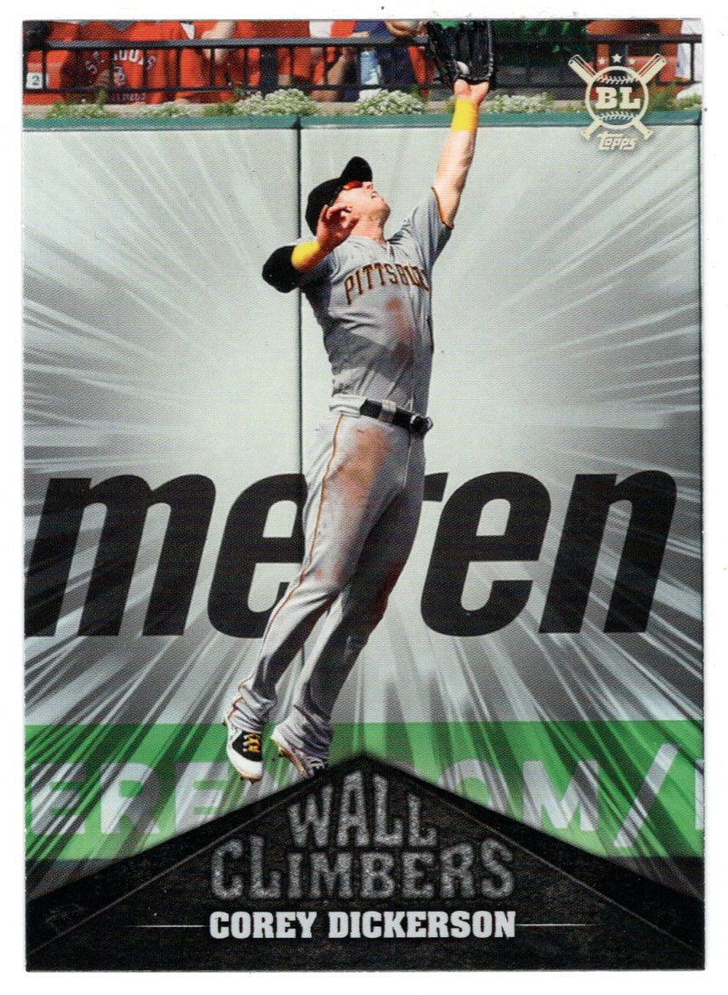Corey Dickerson - Pittsburgh Pirates - Wall Climbers (MLB Baseball Card) 2019 Topps Big League # WC8 Mint